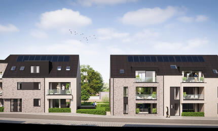Nieuw! Nieuwbouwproject Livingstone met 20 appartementen en 1 kantoor in Mol