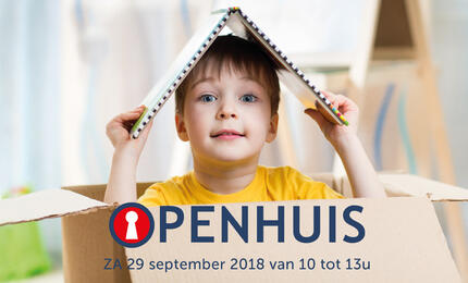 Openhuis op ZA 29 sept van 10 tot 13u. U kan zelf ook deelnemen!