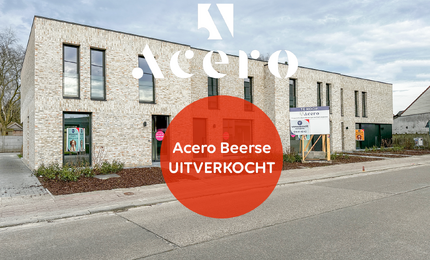 Nieuwbouwproject Acero in Beerse uitverkocht!