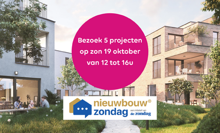 Nieuwbouwzondag 19 oktober: Bezoek 5 nieuwbouwprojecten