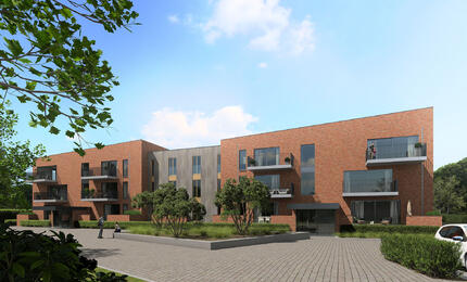 Stadshof: 30 nieuwbouwappartementen op een groene ligging in het centrum van Turnhout
